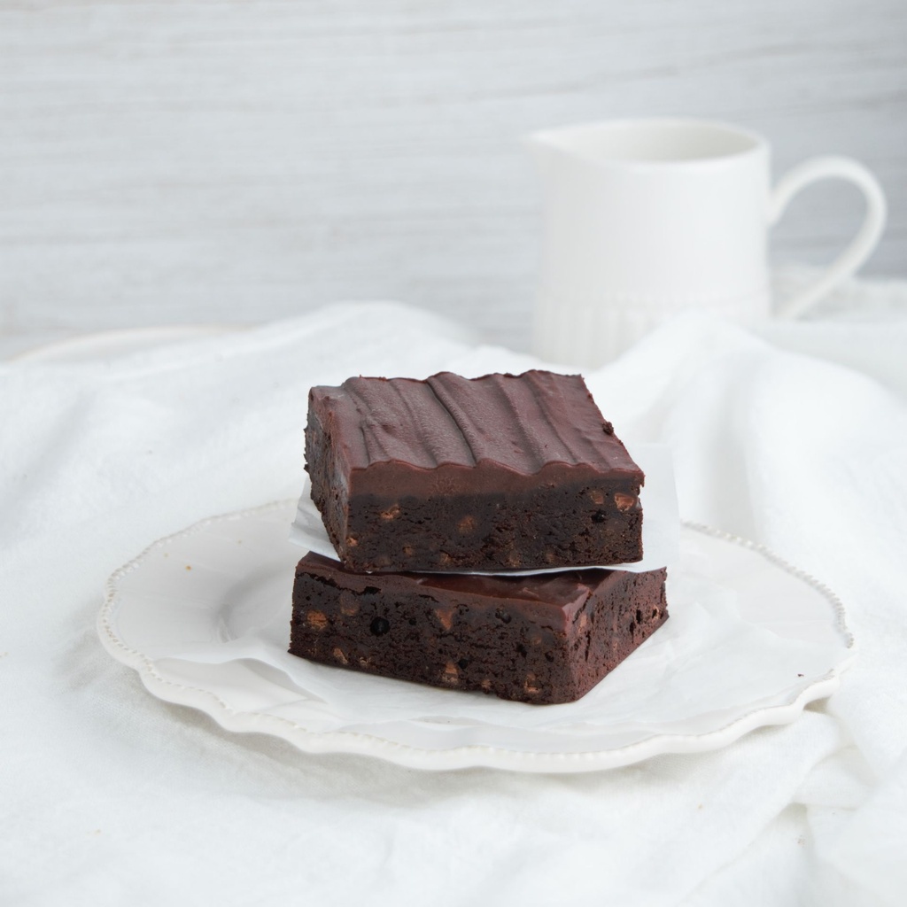 Brownies ganache au chocolat | 1,5" x 3", 73 g, boîte de 12 Unites