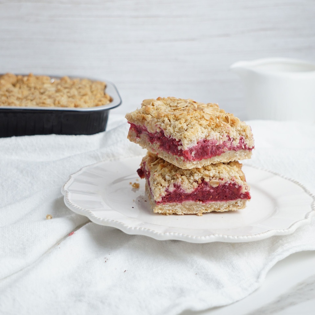 Carrés framboises | Barquette, 690 g