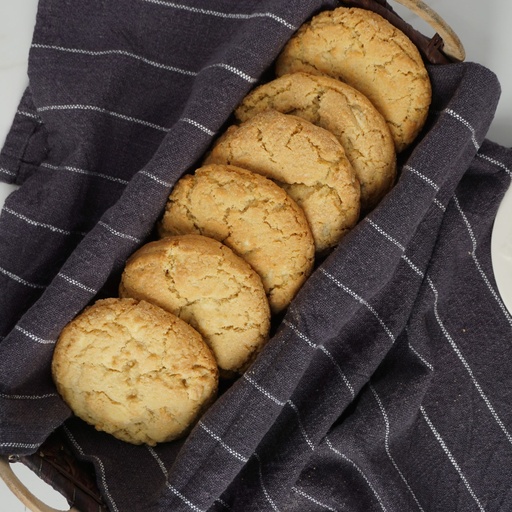 [BMC6] Biscuits macadam et chocolat blanc | 95g, cru, 6 unites